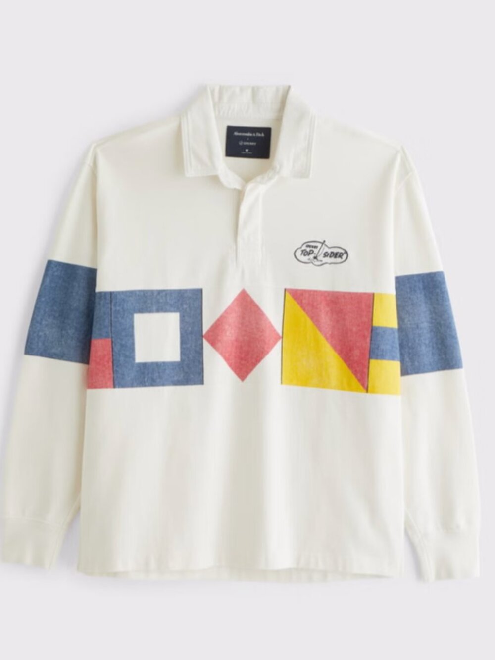 XS Coastal Summer Abercrombie & Fitch x Sperry Sweater NWT - Picture 1 of 3